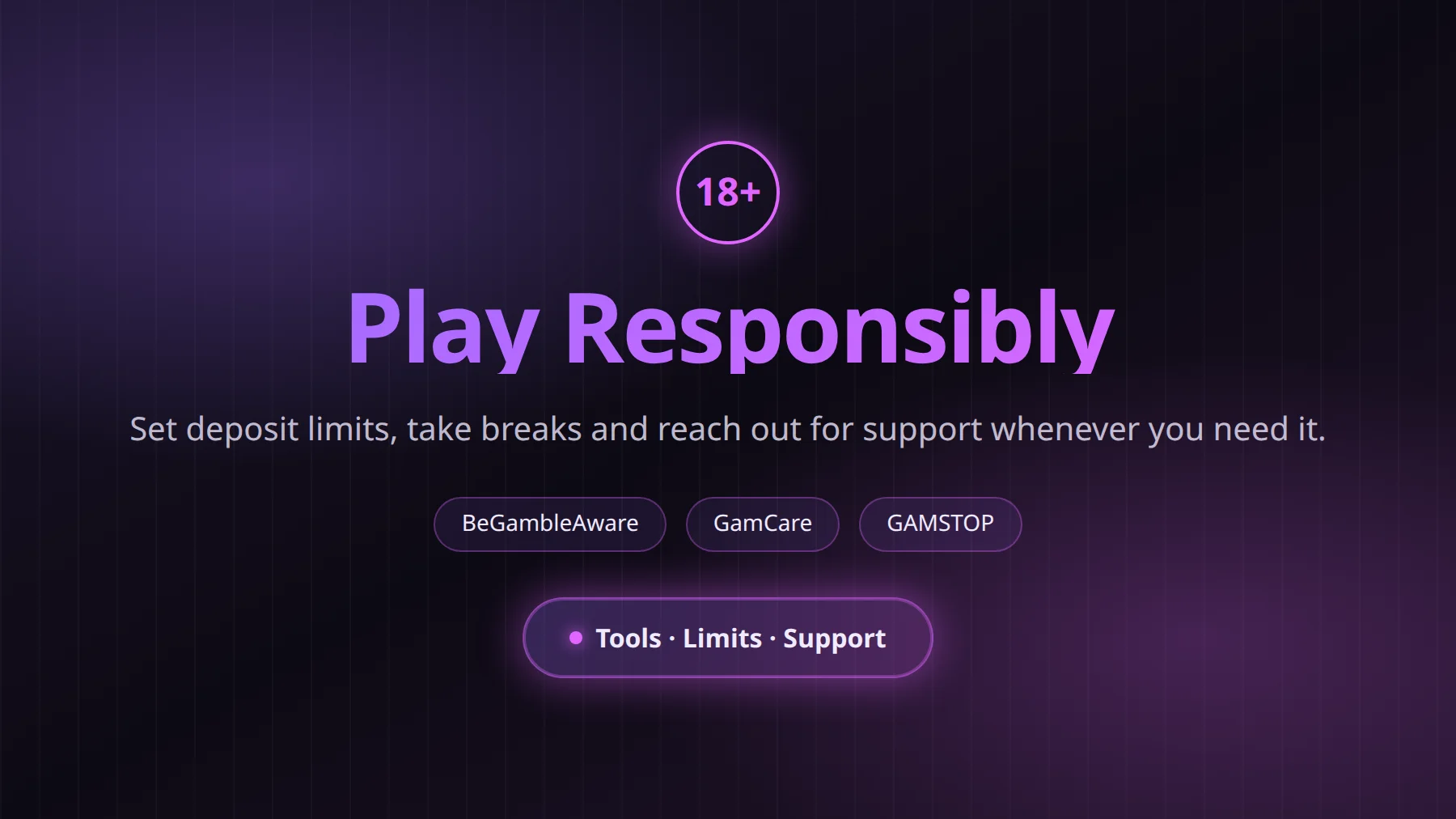 Responsible gambling tools and support at Kwiff Casino